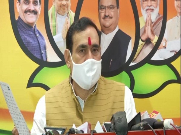 Madhya Pradesh Home Minister Narottam Mishra (Photo/ANI)