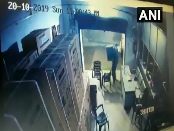 Visual from the CCTV footage of the incident. Photo/ANI
