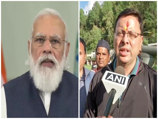 PM Modi speaks to Uttarakhand CM Pushkar Dhami over phone