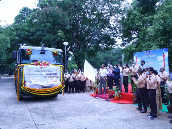 Medium Range Surface to Air Missile Flagged off at BDL (Photo/ANI)