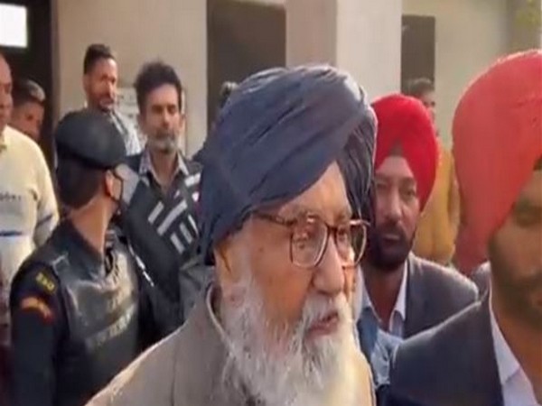 Shiromani Akali Dal party patron Parkash Singh Badal (Photo/ANI)