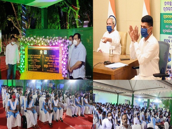 Odisha Chief Minister Naveen Patnaik inaugurated 130 schools in five districts
