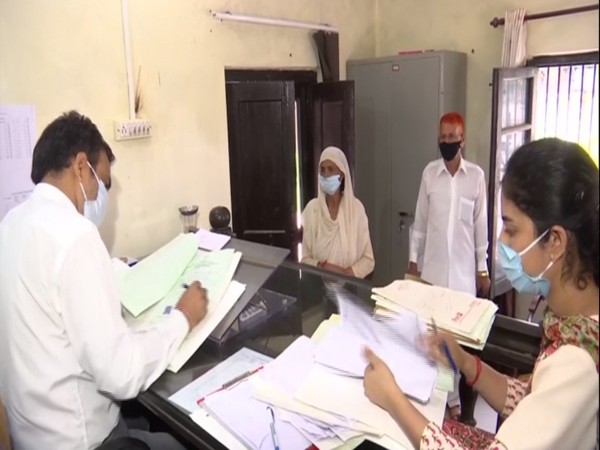 Certificates being issued by Tehsildar office in Jammu's Akhnoor. (Photo/ANI)