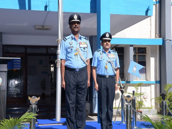 Air Commodore RV Ramkishore (left)