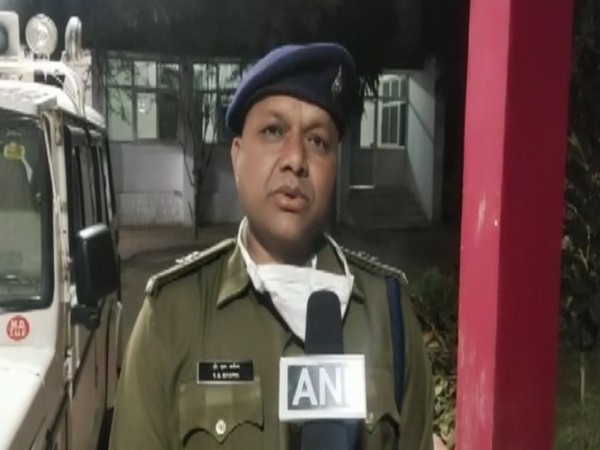 Guna district additional Superintendent of Police TS Baghel speaks to ANI. [Photo/ANI]