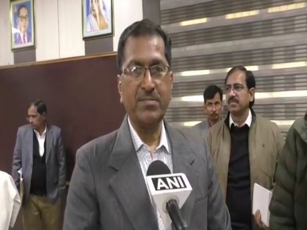 Sitapur district magistrate Akhilesh Tiwari spoke to ANI on Sunday in Uttar Pradesh. Photo/ANI