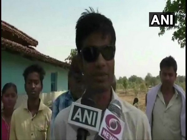 R Prajapati, talking to ANI at Balrampur in Chhattisgarh on Thursday