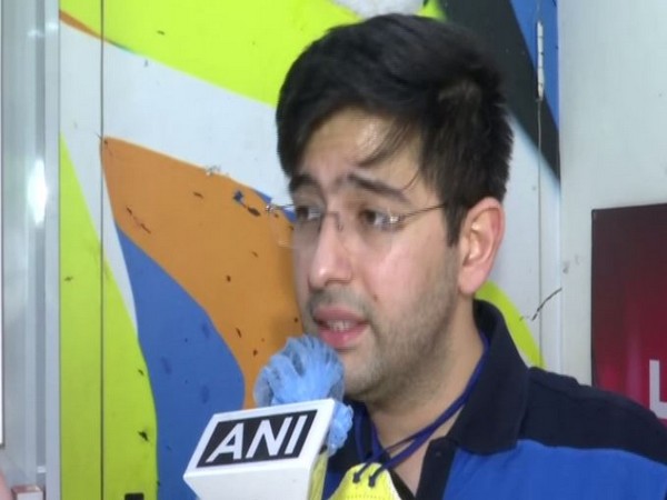 AAP leader Raghav Chadha speaking to ANI in New Delhi on Sunday. Photo/ANI