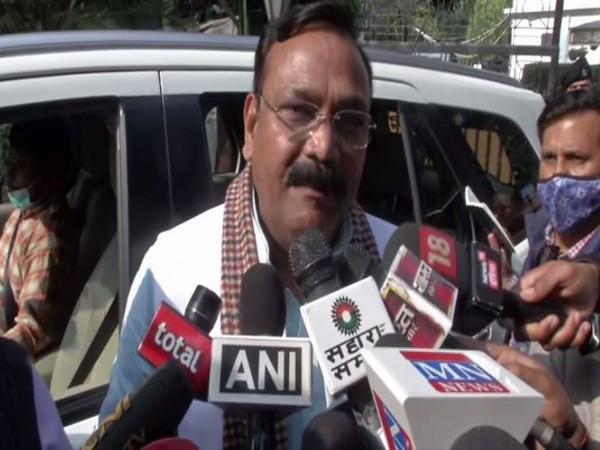 BJP's national Kisan morcha president Rajkumar Chahar speaking to media in New Delhi on Wednesday. (Photo/ANI)