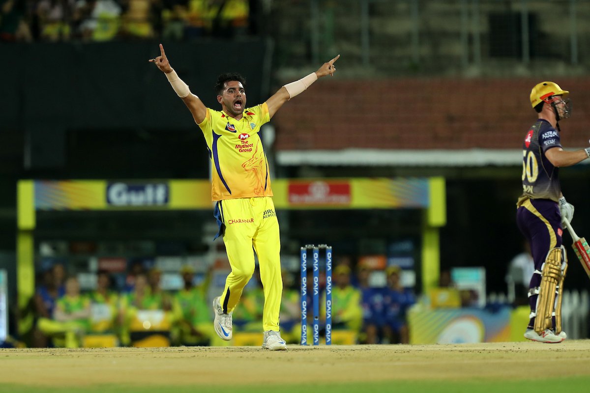CSK pacer Deepak Chahar (Photo/IPL twitter)
