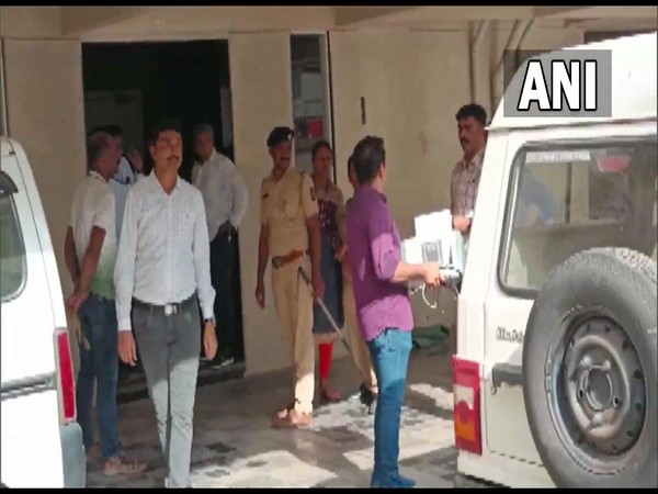 Marathi actress Ketaki Chitale taken to her residence (Photo/ANI) 