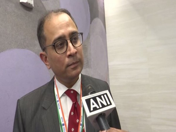 Consul General of India in New York, Sandeep Chakravarty, speaking to ANI in New York on Tuesday. Photo/ANI