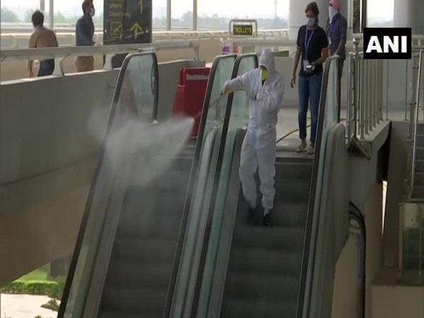 Visuals from Chandigarh airport.