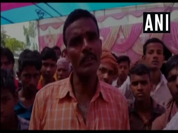 Tribhuvan Shah speaking to the media in Chappra 