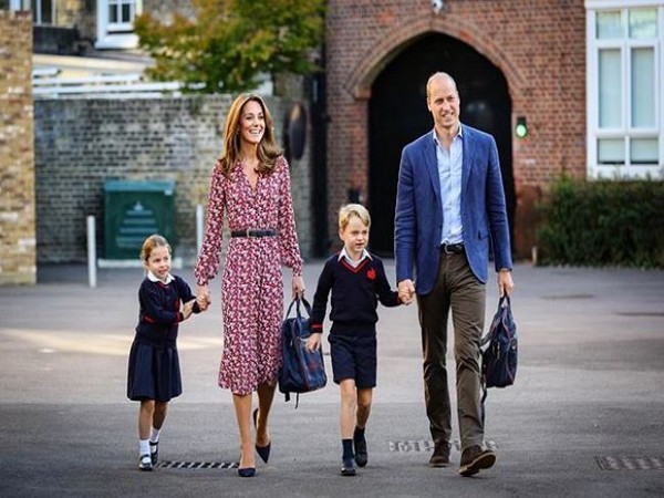 Princess Charlotte, Kate Middleton, Prince George and Prince William, Image courtesy: Instagram