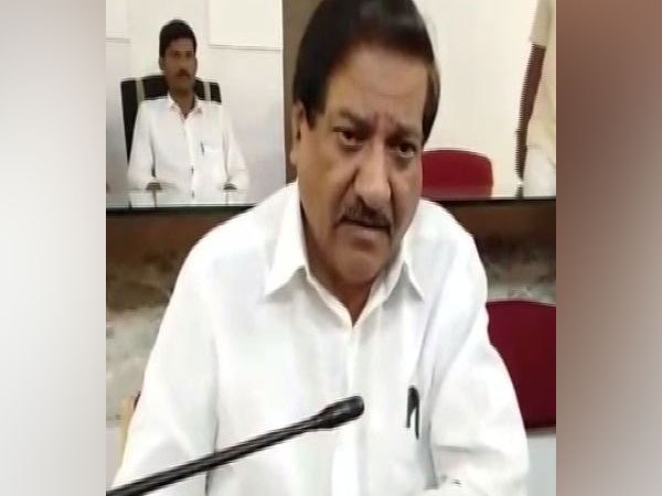 Congress leader Prithviraj Chavan in Satra on Tuesday. Photo/ANI