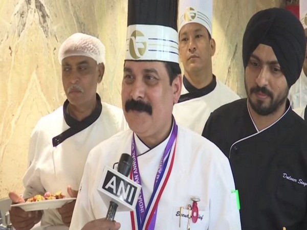Chef Suresh Khanna speaking to ANI. Photo/ANI