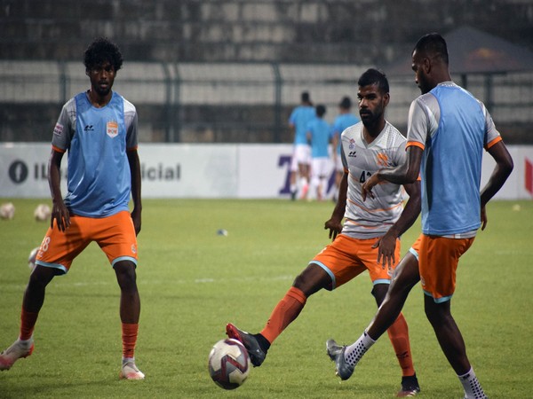 Chennai City FC players during training (Photo/ I-League) 