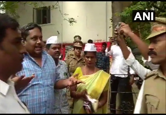 VCK party president Thirumavalavan speaking to media in Chennai, Tamil Nadu on June 15. Photo/ANI
