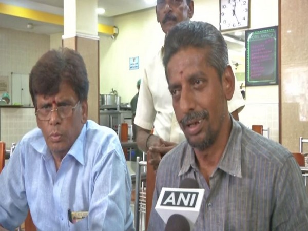 Narayana, manager of the Hotel Ananda in Chennai, while speaking to ANI. (Photo:ANI)