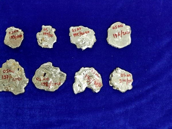 2.91 kg gold seized at Chennai airport.  Photo/ANI