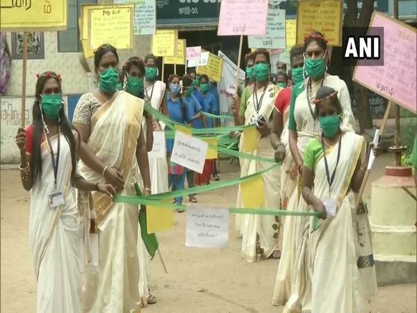 Members of the transgender community took to Chennai streets to organise a 
