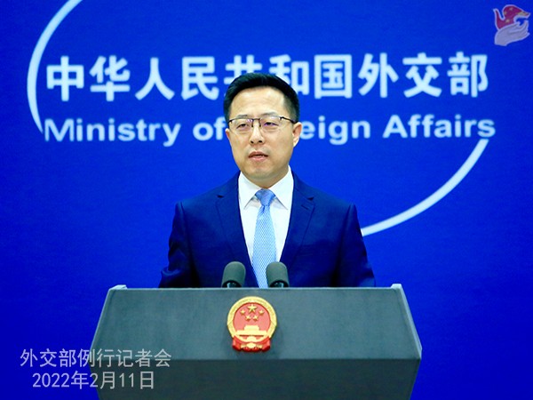 Zhao Lijian, spokesperson for China's Foreign Ministry
