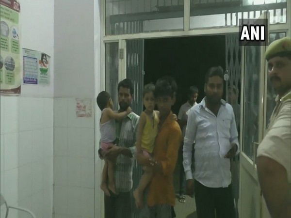 Over 12 children were admitted to hospital last night after they consumed milk being distributed at a temple in Indergarhi
