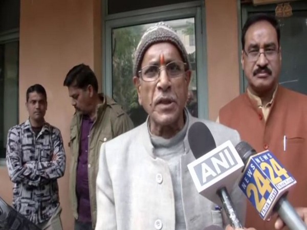 Vishva Hindu Parishad vice-president Champat Rai speaks to media in New Delhi on Friday [Photo/ANI]