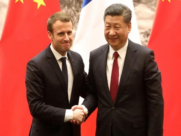 French President Emmanuel Macron and his Chinese counterpart Xi Jinping