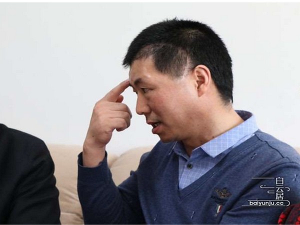 Chinese Col. Qi Fabao with visible injuries after treatement and recovery (Image credit: The Klaxon)