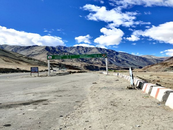 Visual from the road constructed by BRO