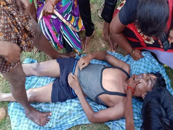 The boy  visited Chenchu Reddy Garipalle on Sunday to participate in local village deity's celebrations. (Photo: ANI)