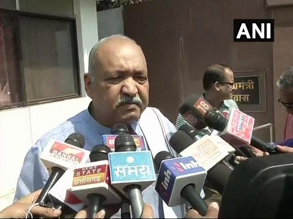 Chhattisgarh Minister Ravindra Choubey briefing media persons at Raipur on Saturday after Cabinet meeting