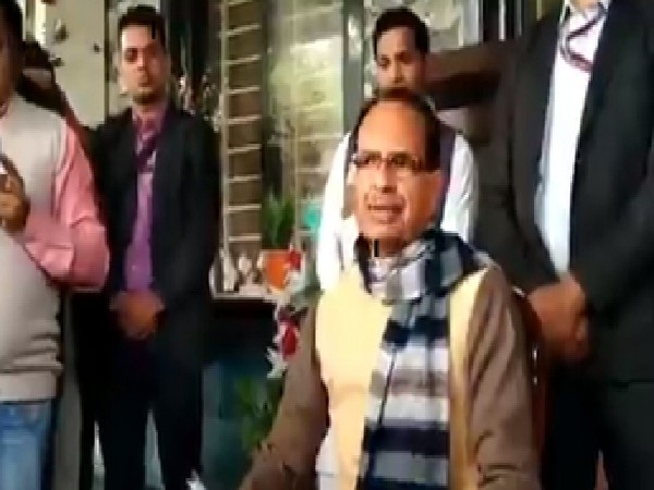 Former Madhya Pradesh Chief Minister Shivraj Singh Chouhan speaking to media on Wednesday.
