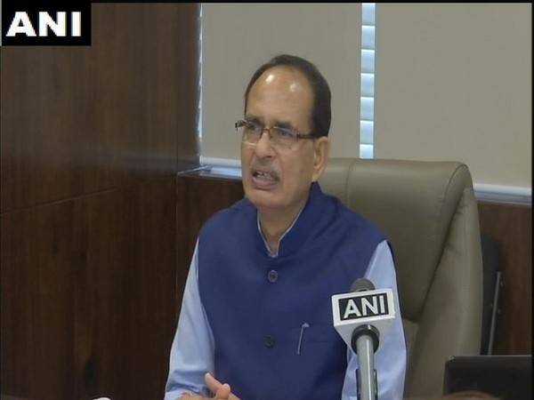 Madhya Pradesh Chief Minister Shivraj Singh Chouhan while addressing a video conference on Friday. 