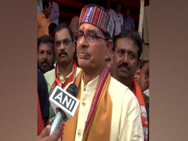 Shivraj Singh Chouhan talking to ANI at Bhubaneswar on Saturday 