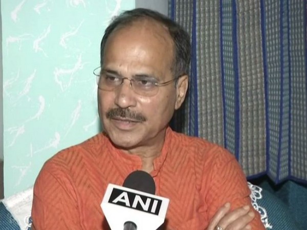 Adhir Ranjan Chowdhury talking to ANI in New Delhi on Sunday. Photo/ANI