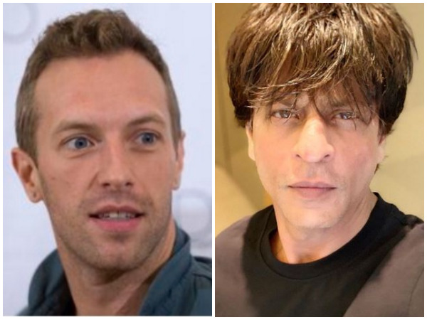 Chris Martin and Shahrukh Khan