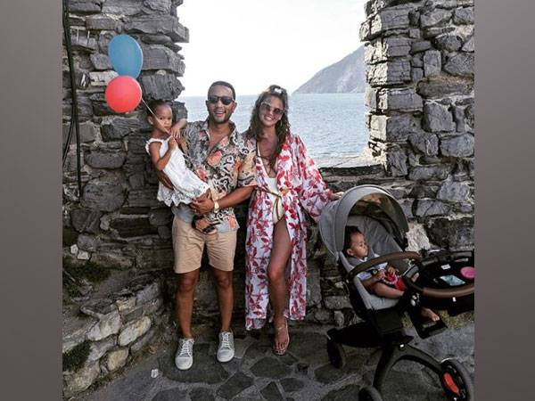 Chrissy Teigen with her husband John Legend and their children (Image courtesy: Instagram)