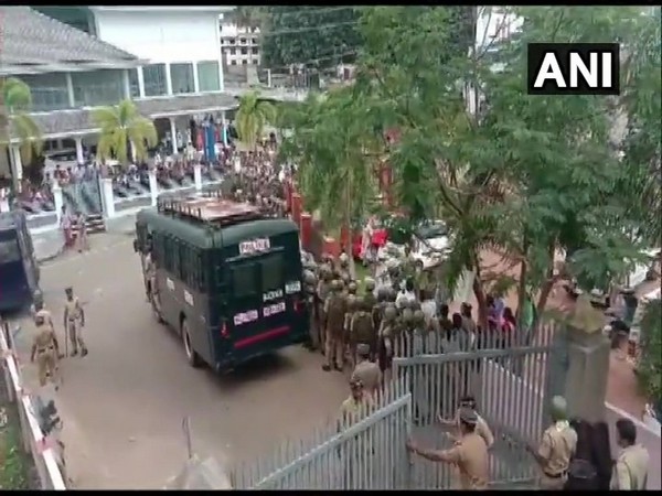  Jacobite supporters arrested for occupying Piravom Church [Photo/ANI]