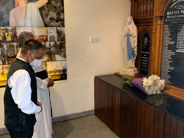 Indian HC to Sri Lanka Gopal Baglay visits St Anthony's Church in Colombo, Sri Lanka