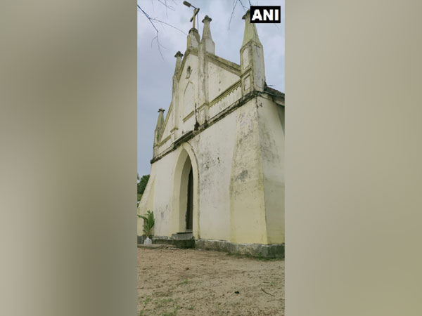 151-year-old St Paul's CSI church collapsed in Alappuzha district, Kerala, on Tuesday morning. (Photo/ANI)