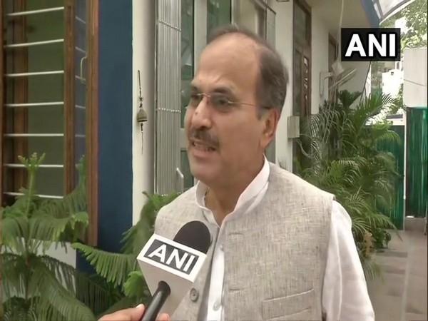 Congress leader Adhir Ranjan Chowdhury while speaking to ANI on Monday in New Delhi. Photo/ANI