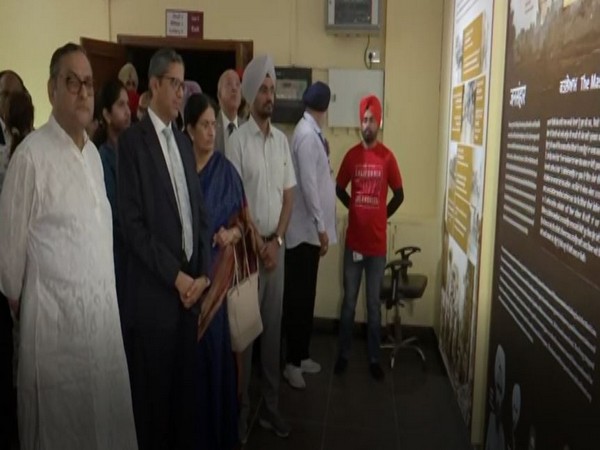 Chief Justice of India NV Ramana at Jallianwala Bagh (Photo/ANI)