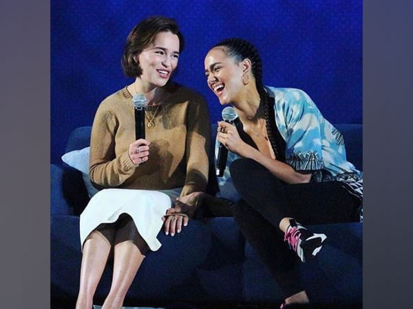 Emilia Clarke and Nathalie Emmanuel, Image courtesy: Instagram