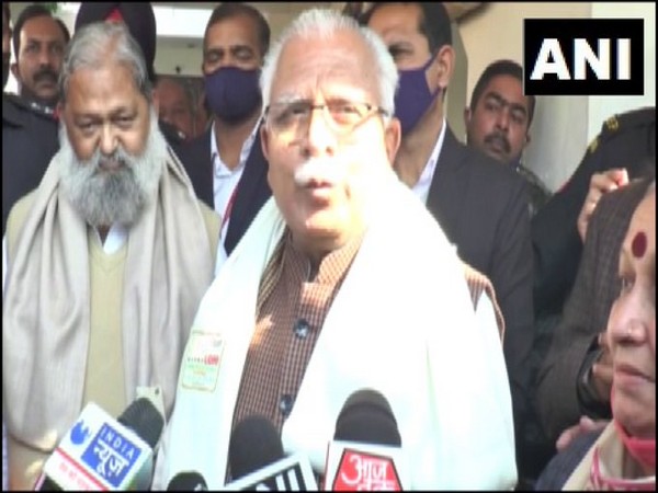 Haryana Chief Minister Manohar Lal Khattar (Photo/ ANI)