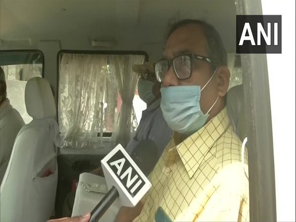 Chief Medical Officer (CMO) Hathras Dr Brijesh Rathore speaking to ANI on Tuesday. (Photo/ANI)