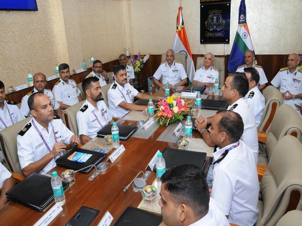 Visuals of officers attending the fourth subordinate officer's conclave in Delhi. (Photo: ANI)