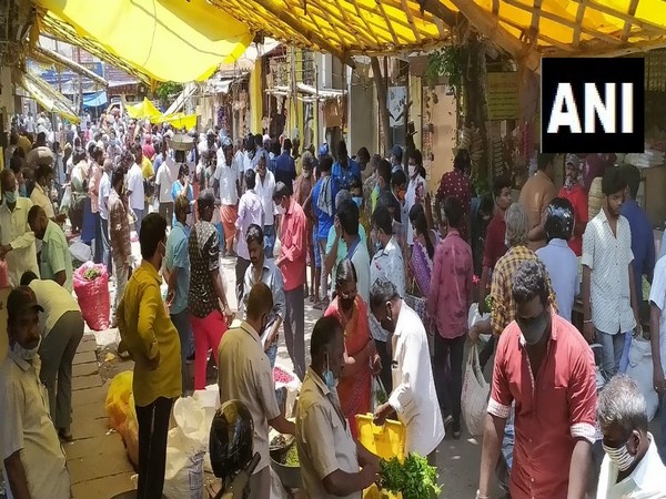 Visual from flower market in Coimbatore